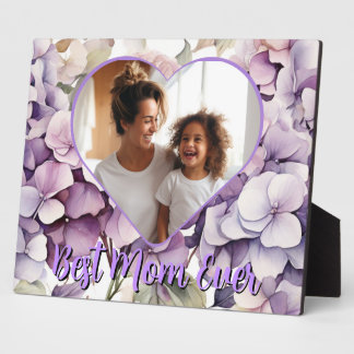 Placa Expositora Elegant pink purple watercolor hydrangeas 