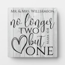 Elegante Boda cristiano Guión Cita Regalo