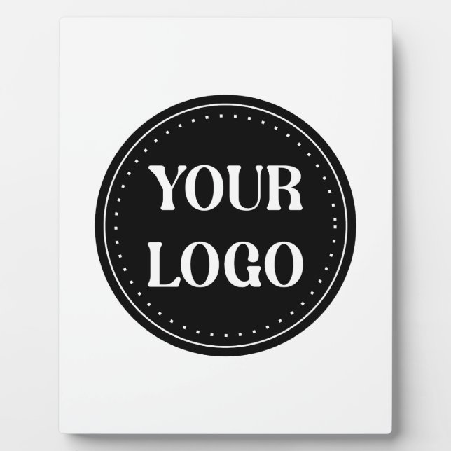 Placa Expositora Elegante, contemporáneo, refinado y personalizable (Frente)