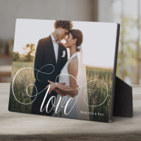 Elegante Fotografía de Pareja de Caligrafía Boda A
