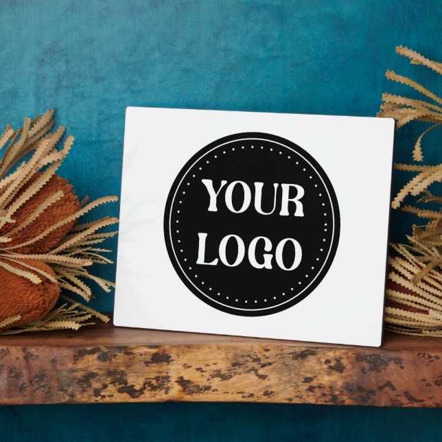 Placa Expositora elegante, moderno, refinado y editable. (Lado)