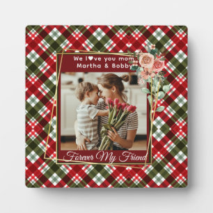 Placa Expositora Elegante regalo Personalizado para mamá Día de la 