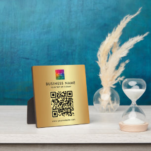 Placa Expositora Elegante y glamuroso Personalizado moderno logotip