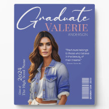 ✨ Elegante y Moderno Plaque de Fotografía Graduada