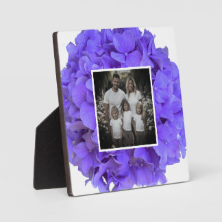 Placa Expositora Elegantes hortensias florales de lavanda lila púrp