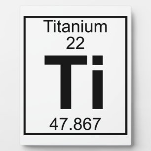 Placa Expositora Elemento 022 - Ti - Titanio (Completo)