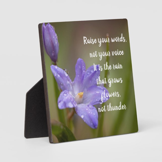 Placa Expositora Elevar tus palabras (Anverso)