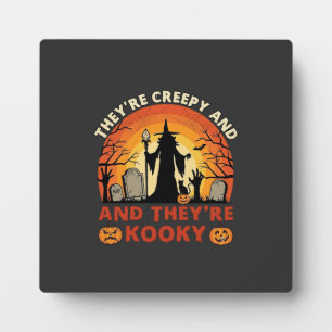 Placa Expositora Ellos son cementerio de brujas de Halloween espelu