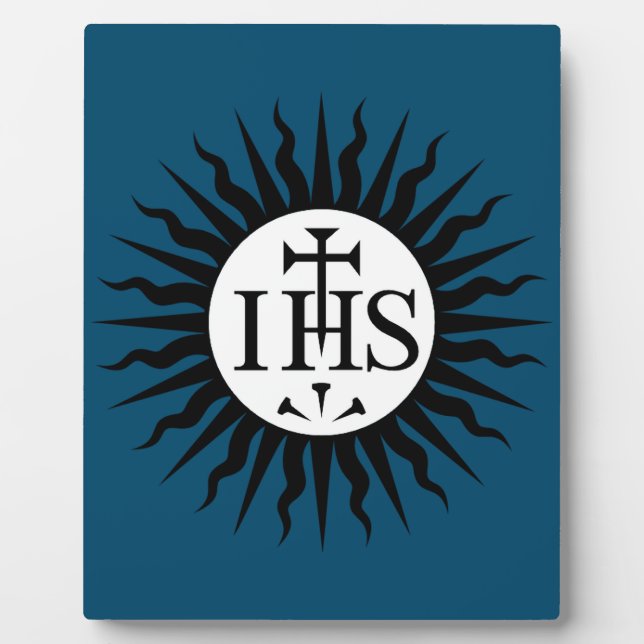 Placa Expositora Emblema de la Sociedad de Jesús (Frente)