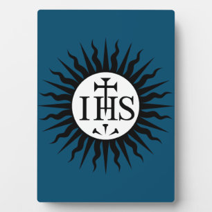 Placa Expositora Emblema de la Sociedad de Jesús