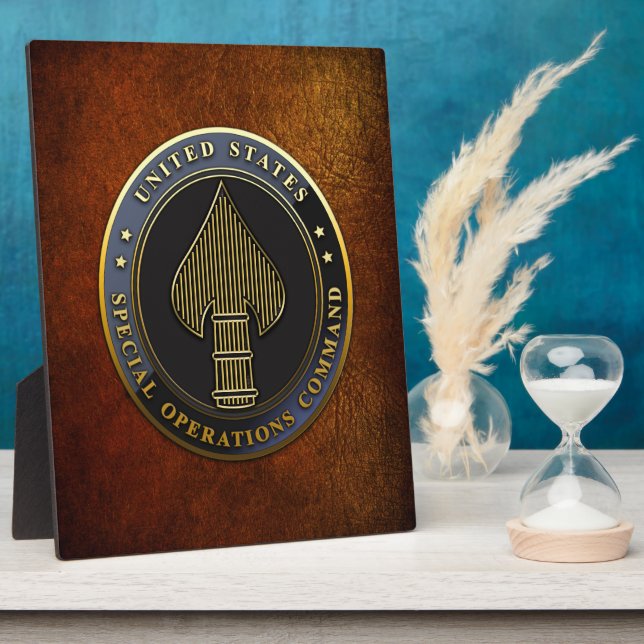 Placa Expositora Emblema de USSOCOM (Lado)