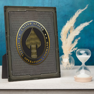 Placa Expositora Emblema de USSOCOM
