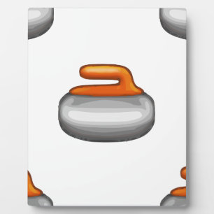 Placa Expositora Emoji Curling Stone