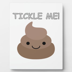 Placa Expositora Emoji Cute Tickle Me Poop