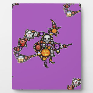 Placa Expositora emoji de bruja