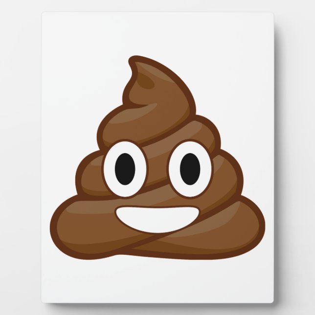 Placa Expositora emoji de poop (Frente)