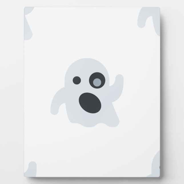 Placa Expositora emoji fantasma (Frente)