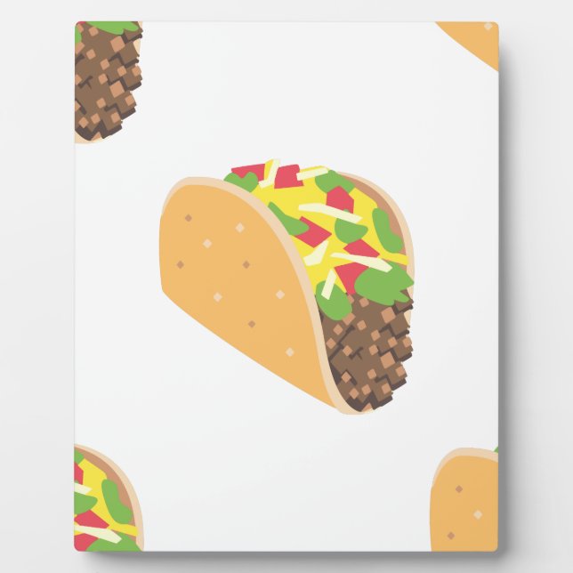 Placa Expositora emoji taco (Frente)