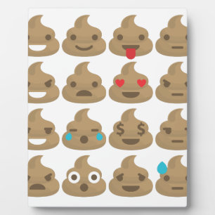 Placa Expositora emojis de poop
