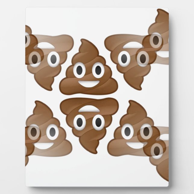 Placa Expositora emojis de poop (Frente)