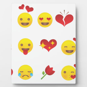 Placa Expositora Emojis de San Valentín