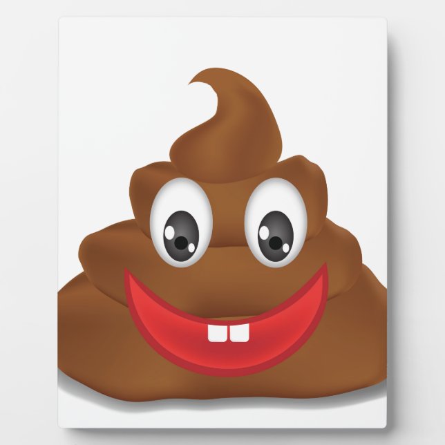 Placa Expositora emojis poo (Frente)