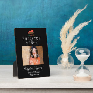 Placa Expositora Empleado del premio fotográfico del mes para el lo