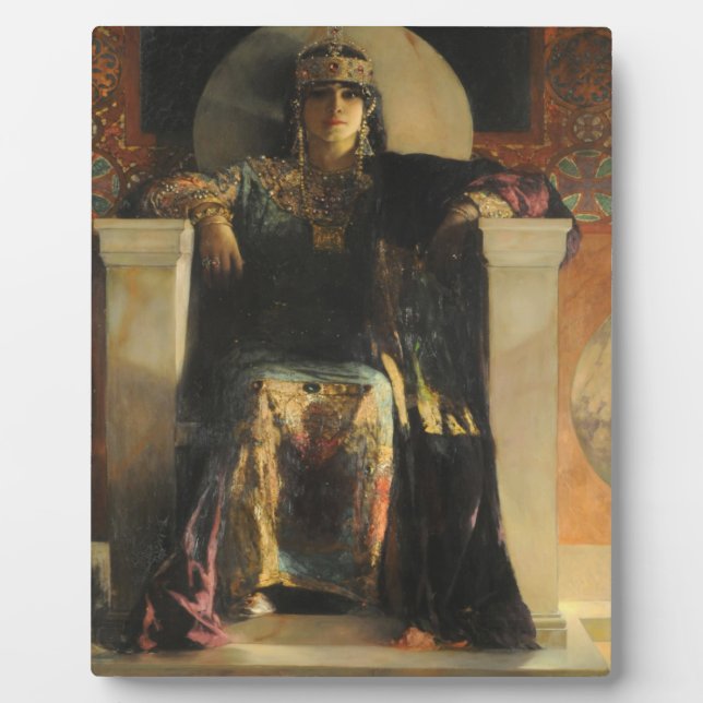Placa Expositora Empress Theodora - Benjamin Constant - 1886 (Frente)