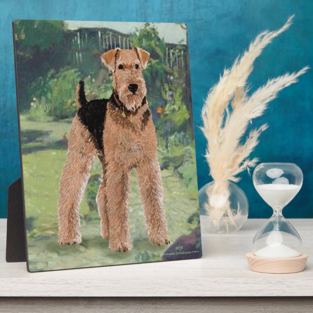 Placa Expositora En el jardín (Lado)