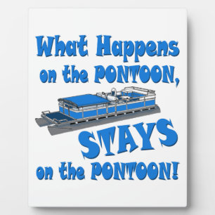 Placa Expositora En el pontón