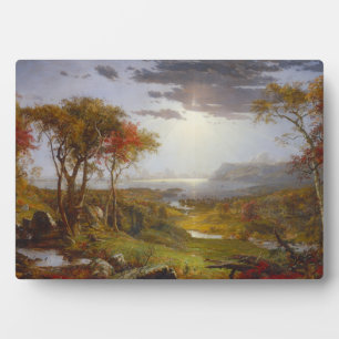 Placa Expositora En el río Hudson, 1860 (aceite sobre lienzo)