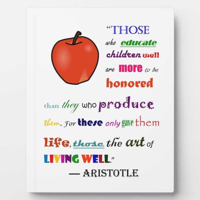 Placa Expositora En elogio a los profesores (Frente)