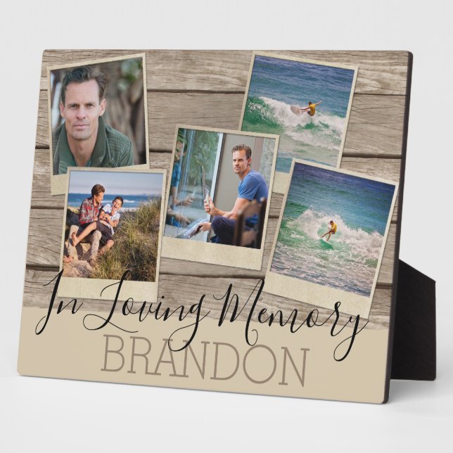 Placa Expositora En la memoria amorosa | 5 Foto | Plaque conmemorat (Lado)