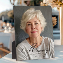 "En la memoria amorosa" Foto Memorial funerario