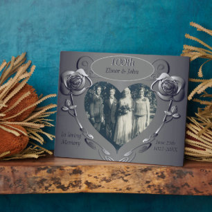 Placa Expositora "En memoria" del aniversario