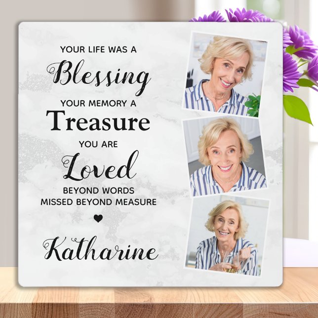 Placa Expositora En Memoria Recuerdo de Simpatía 3 Fotos (Subido por el creador)