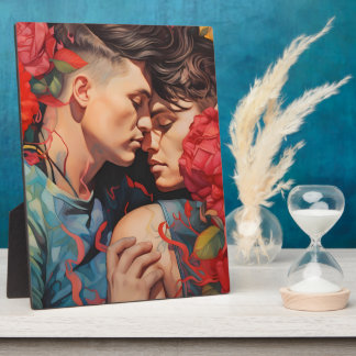 Placa Expositora En pleno florecimiento: Una historia de amor gay