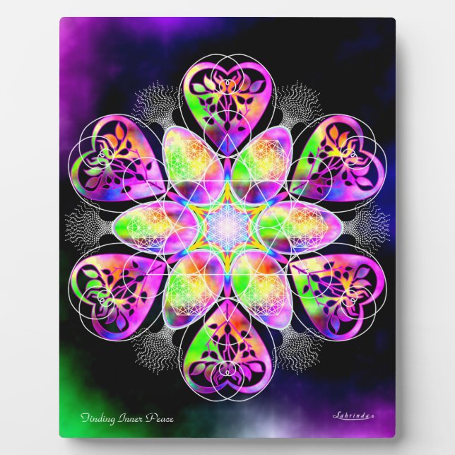 Placa Expositora Encontrar la paz interior (Frente)