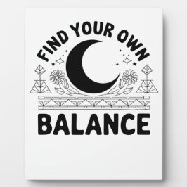 Placa Expositora Encuentra tu propio balance