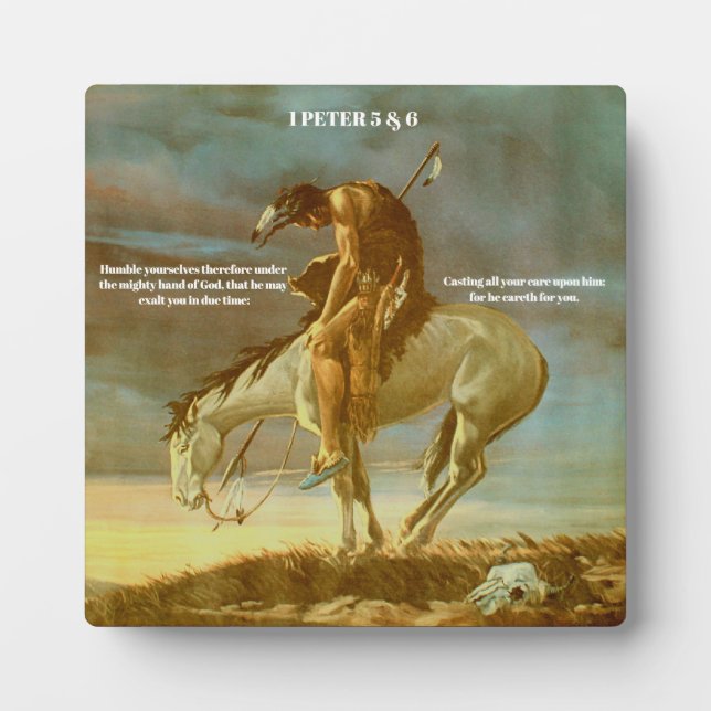 PLACA EXPOSITORA END OF THE TRAIL (Frente)