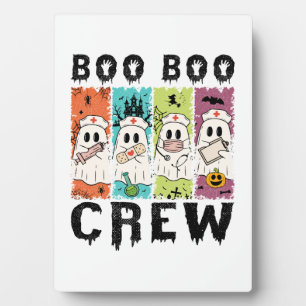 Placa Expositora Enfermera de Boo Boo Crew Halloween