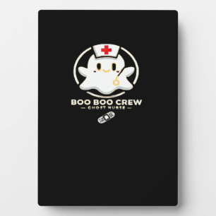 Placa Expositora Enfermera fantasma de Boo Boo Crew - Halloween dul