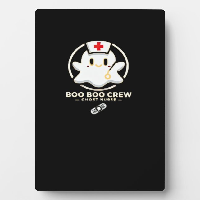 Placa Expositora Enfermera fantasma de Boo Boo Crew - Halloween dul (Frente)