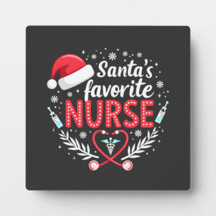 Placa Expositora Enfermería de Navidades de enfermeras favoritas de