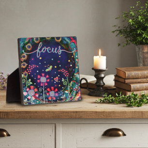 Placa Expositora Enfoque caprichoso y capricho Inespiritualidad de 