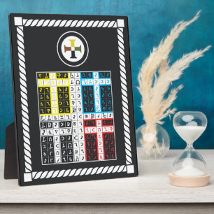 Placa Expositora Enochian Earth Elemental Tablet