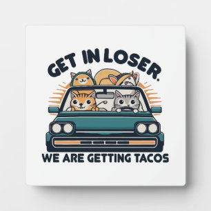 Placa Expositora Entra Perdedor, Vamos a Comer Tacos