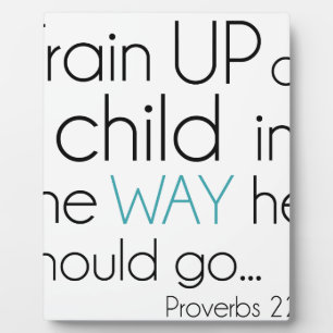 Placa Expositora Entrenar a un niño...