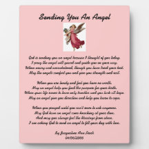 Enviándote Un Ángel Plaque
