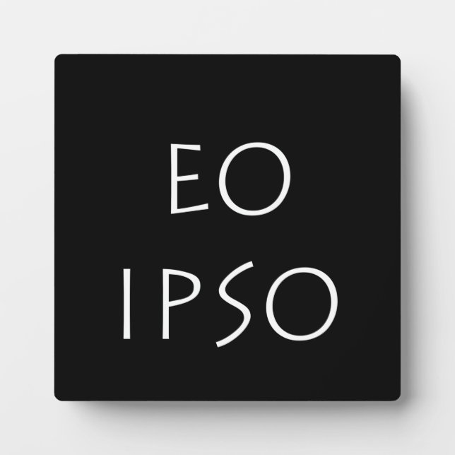 Placa Expositora Eo Ipso (Frente)